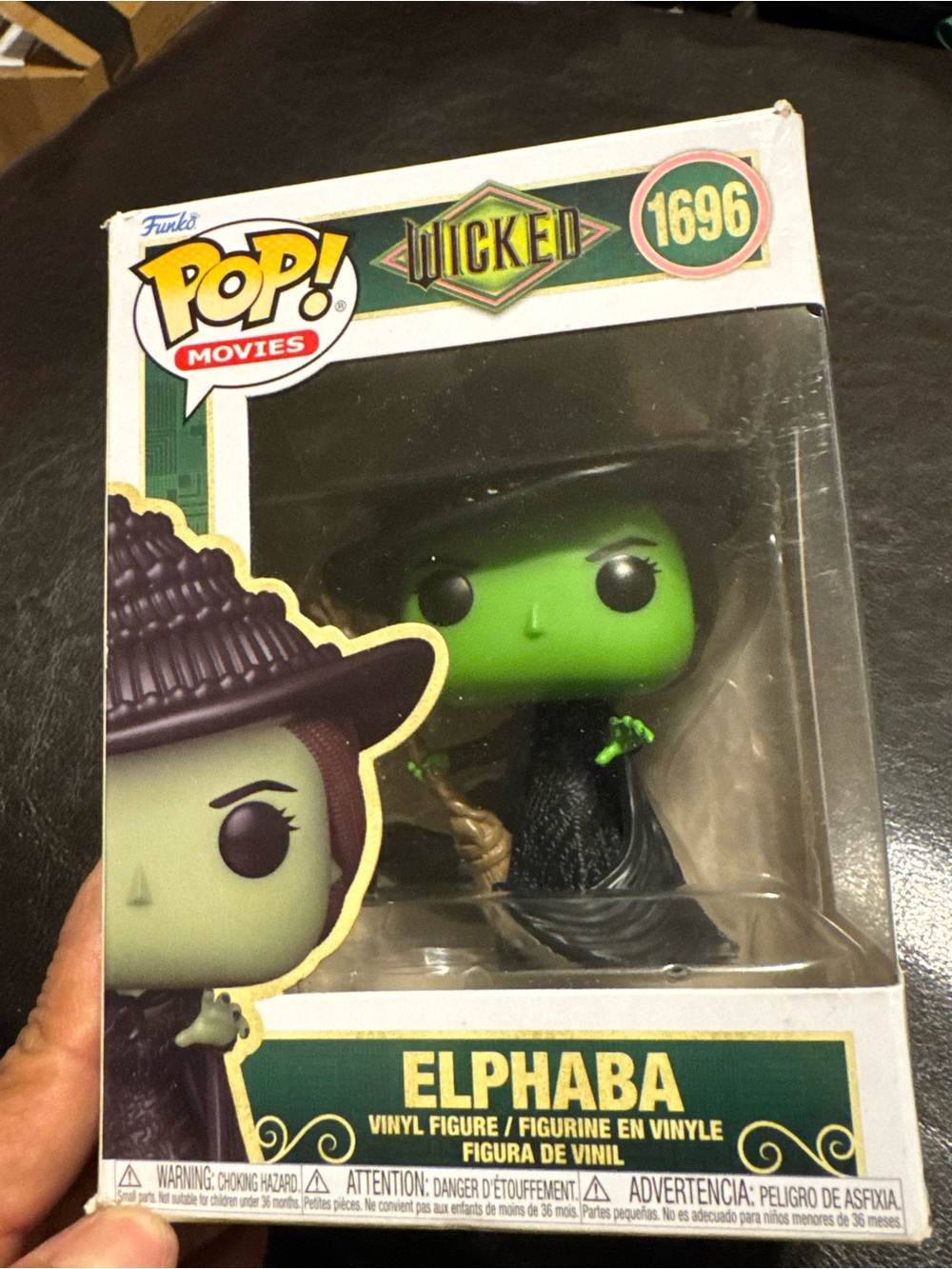 Funko Elphaba Pop! Vinyl Figure - Green and Black